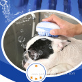 Portable Pet Bath Brush Squeezable Pet Hair Comb